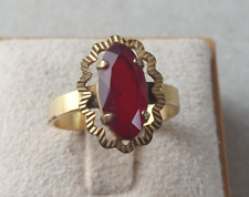 Ancienne bague pierre en verre