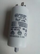 9µF - Condensateur permanent démarrage moteur 9MF 9UF 450V à cosses