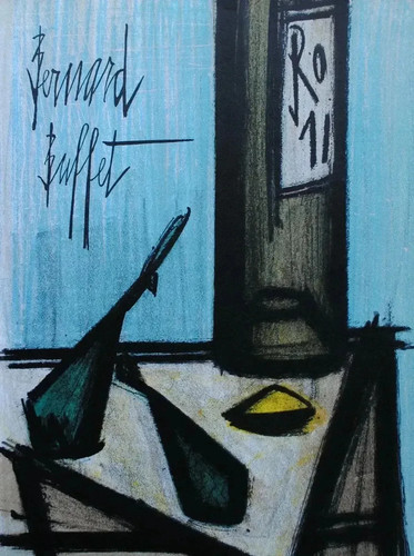 Bernard buffet nature morte - bernard, :
