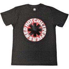 Red Hot Chili Peppers Red Circle Asterisk officiel T-shirt Hommes unisexe