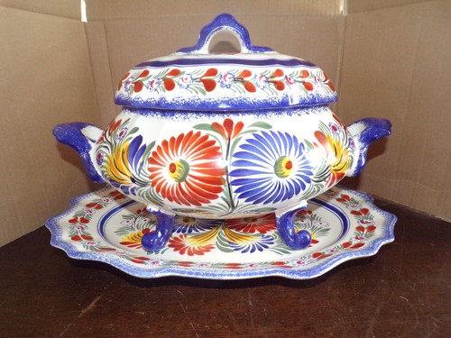 Soupière son plat oval - et,