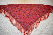 Foulard châle brodé bédouin