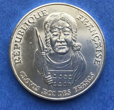 MONNAIE DE 100F CLOVIS 1996 EN