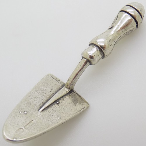 Truelle miniature argent 800 - truelle,
