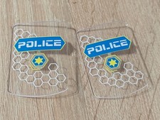 PLAYMOBIL X2 BOUCLIERS POLICIER BOUCLIER POLICE SWAT ANTI-ÉMEUTE