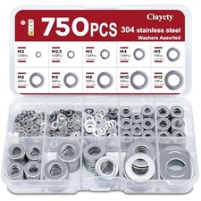 750 Pièces Rondelles Inox, 9