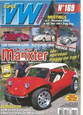 SUPER VW MAGAZINE N°169 MANXTER / CAB GERMAN LOOK / VINTAGE 1958 / DOUSSARD 2003