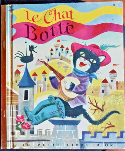 Petit livre 52le chat - un, d'or