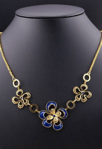 Collier argent 925 plaqué or - collier,