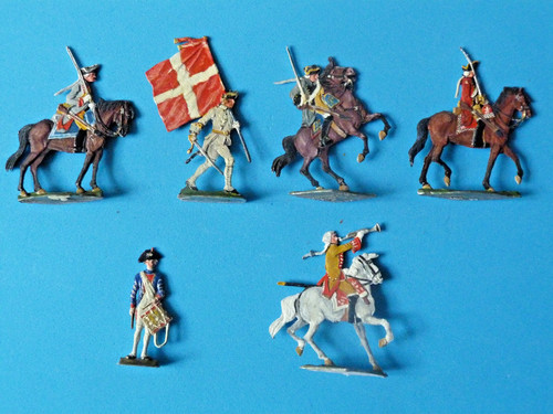 Plats étain zinnfiguren - d'étain,
