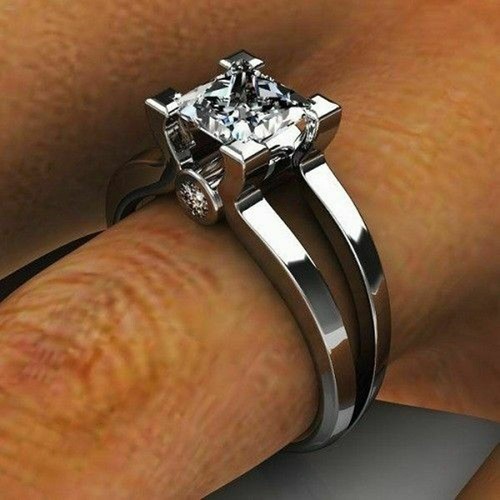 Bague fiançailles diamant - bague, de