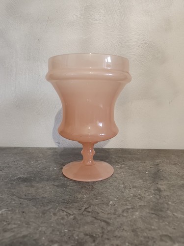 Vase ancien opaline rose - ancien,