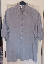 Chemise Rodier Gris À Pois Blancs
