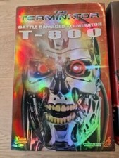 HOT TOYS MMS02 1/6 The Terminator T800 Battle Damaged MMS002 T-800 VINTAGE 2005