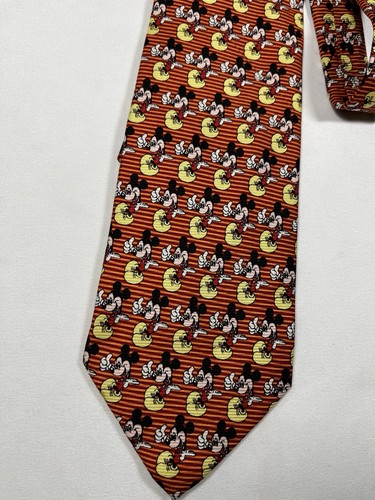 Cravate soie mickey - en,
