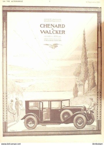 Publicite auto chenard - auto,
