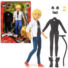 - Miraculous - Poupée Miraculous Chat Noir et Adrien - Poupée Mannequin 26 cm...