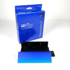 Socle Vertical Stand Sony Playstation 2 PS2 Officiel SCPH-10220 Blue Jap Japan
