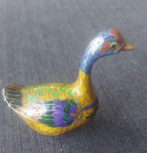 Ancienne statuette oie - ancienne,