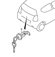 Arrière Hayon Coffre Serrure