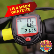 Compteur de vitesse pour Vélo Numérique Filaire étanche