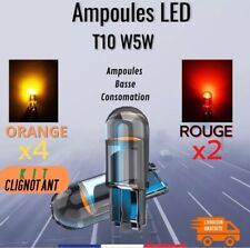 Ampoules Orange et Rouges LED