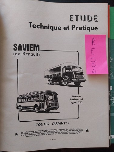 Revue technique saviem renault - revue,