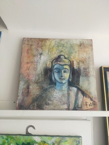 Tableau buste bouddha - de,