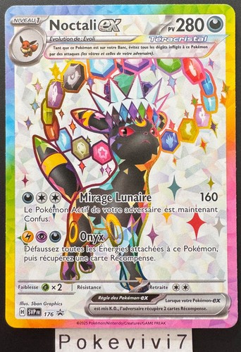 Carte pokemon noctali - carte, 176