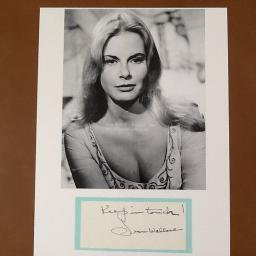 Jean wallace signed - signed, paper