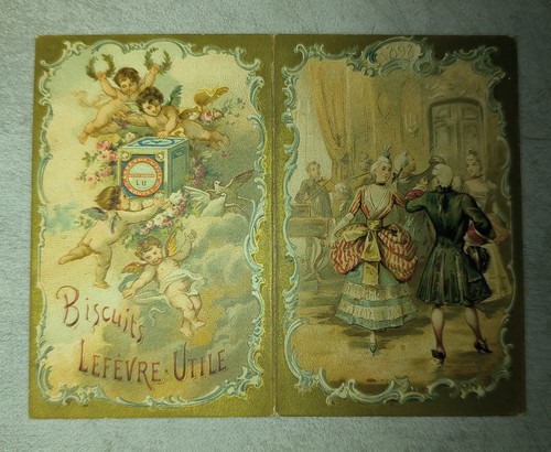 Calendrier chromo 1898 - calendrier, "