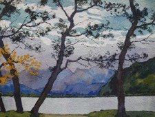 Robert Laloue (1884-1929) (435) - aquarelle - paysage