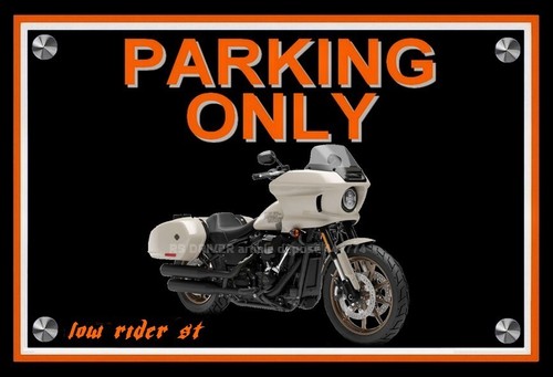 Plaque parking only harley - plaque,