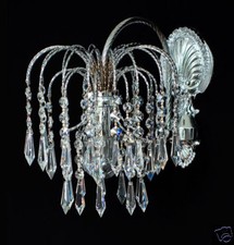 Lampe Murale En Cristal En Or