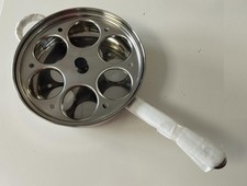 Casserole en Acier Inoxydable 26 cm Pocheuse à œufs poêle