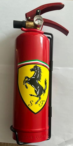 Ferrari extincteur rouge - ferrari,
