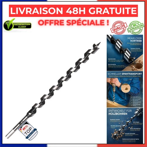 Foret hélicoïdal bois long