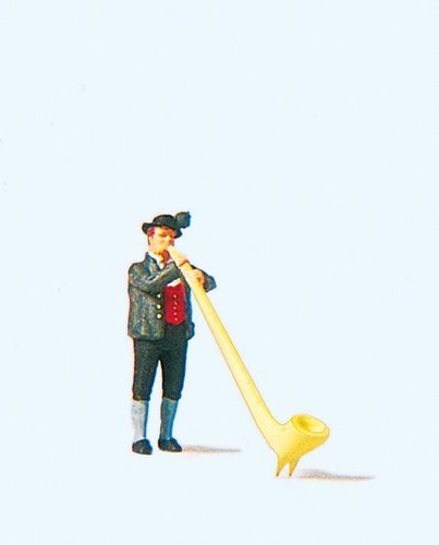 Figurine souffleur cor - de,