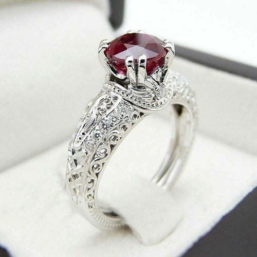 Bague fiançailles ronde en - de,