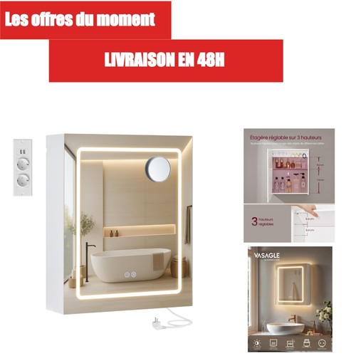 Vasagle armoire murale salle - vasagle,