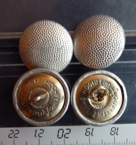 Lot boutons aluminium - lot,