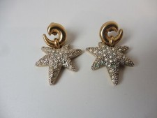 Pierre Lang Boucles D'Oreilles / Pendentif,Prise,Plaqué Or avec Pierres,Étoiles