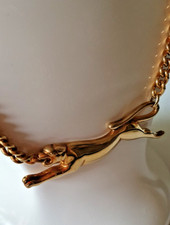Collier Panthère plaqué or