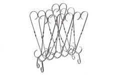 Ancien Porte-Revues Coin Lecture Style Rétro Noir Métal