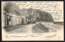 CPA Berneval, Les Cabines sur