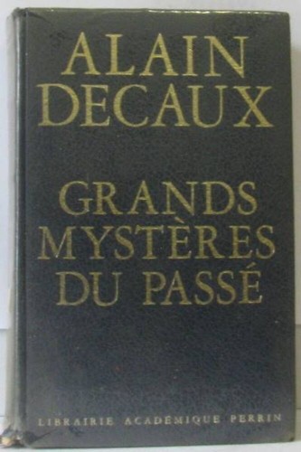 Grands mystères passé - passé, |