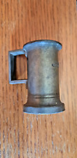 Ancienne mesure double centilitre en étain poinçon GG excellent état