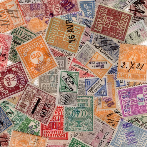 Timbres sociaux fiscaux de - 25,
