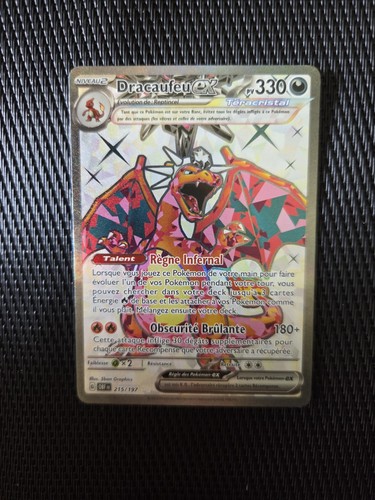 Carte pokémon dracaufeu ex - pokémon,
