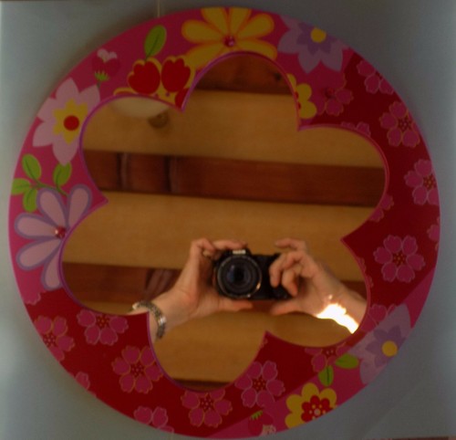 Miroir rond suspendre - rond, à